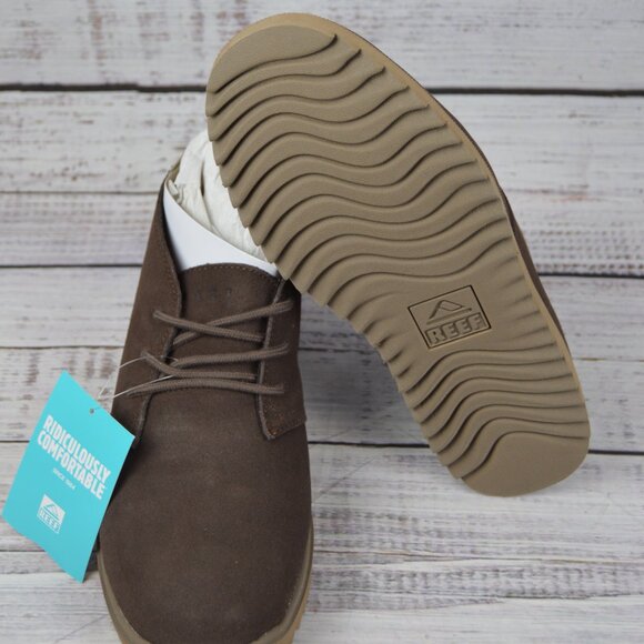 REEF MENS LEUCADIAN CHUKKA BOOTS LIGHTWEIGHT SIZE 9 BROWN NWB - Picture 7 of 16